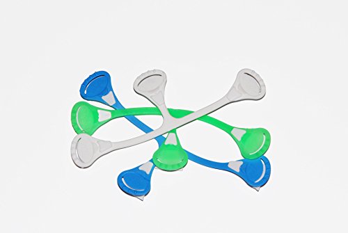 Snappi Nappy Fastener - Original - White, Blue and Neon Green - 3 pcs