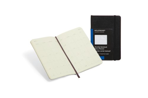 2012 Moleskine Extra Large Monthly Notebook 12 Month Soft