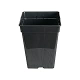 Vierkanttopf Schwarz - 15x15x20cm (3L)