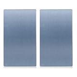 Dimensiones: 52 x 30 cm Zeller 26212 - Tabla para cortar de cristal, metal, 52 x 30 cm, 2 unidades
