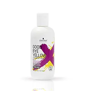 Schwarzkopf Professional Goodbye Yellow Neutralising & Anti-Yellow Sulfate Free Purple Shampoo | 300 Ml