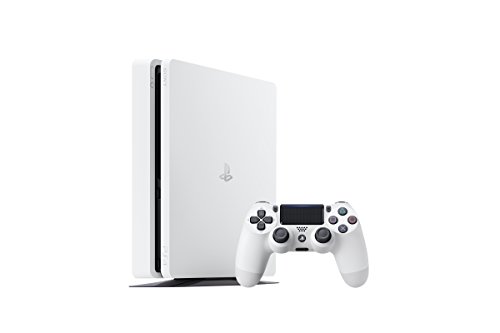 PS4 Slim 500Gb Blanca Playstation 4 Consola - Pack 2 Juegos - FIFA 17 + GTA V