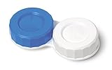 Standard Screw Top Contact Lens Soaking Storage Case With L and R Caps (CE & FDA Approved)