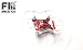 Produktbild FM165 von FM-electrics | Mini Spy Wlan Drone mit FPV Bild Kamera in HD und riesen Reichweite, Mit Barometer (Höhensensor) , Headless-Mode und One-Key Return und Waypoints, Looping-Funktion, mit Wlan Kamera in HD (rot)