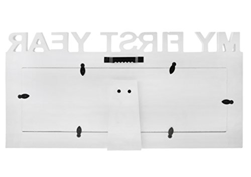 Baby Bilderrahmen Kinder Fotorahmen „My First Year“ 12 Fotos mit Fotorahmen Feierlichkeiten Große Erinnerung Baby Geburtsgeschenk für ersten Jahrestag Taufen Geburtstage - 5