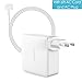 Produktbild KOUDANY MacBook Pro Ladegerät, MacBook Air Ladegerät, 85W MagSafe 2 T-Form Netzteil mit 6FT AC Netzteil Verlängerungskabel - Funktioniert mit 60W und 85W MacBook (Mitte 2012 - Mitte 2015 )