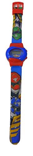 Preisvergleich Produktbild WUNDERSCHÖNE offiziell lizensierte ORIGINAL Power Rangers Super Samurai Armbanduhr für Kinder – lizensierter Power Rangers Fanartikel