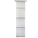 Produktbild Gözze Schiebevorhang, Transparent, 60 x 245 cm, Casablanca-Light, Dunkelbraun, 66017-74-6045