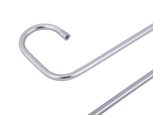 Beddingleer 2 s-Typen Edelstahl Hose Rack 5 Schichten Multi-Purpose Schrank Bügel Magic Space Saver Lagerung Rack für Kleider Handtuch Schal Hose Krawatte - 3