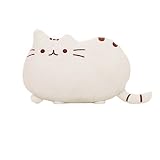 Weichem Plüsch Süße Katze Form Kissen kissenpolster Sofa Spielzeug Wohnkultur 5 Farbe (Weiß)