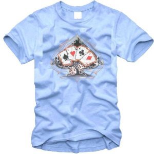 Preisvergleich Produktbild Wolkenbruch® T-Shirt Four Poker, navy, Gr.M