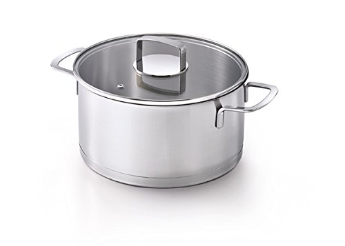 Kitchen Fun by Beka 13811244 Faitout, Acier Inoxydable, Gris, 24 cm