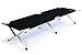 Produktbild MABAMAHO XXL Faltbett 210 cm - Leichtes ALU Feldbett - Campingliege in 3 peppigen Farben (Breite 60 cm, Schwarz)