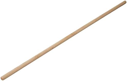 4 Foot Wooden Broom Handle, Natural Wood, FSC Approved, 4 ft (COTTAM BHA00001)