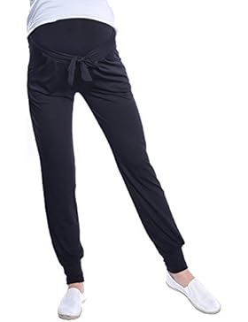 Mija - Relaxed Umstandshose Harem Aladinhose mit Bauch-Panel 4012