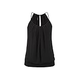 Das Material ist sehr dünn und leicht, gibt also wirklich ein sommerliches Feeling - ein idealer Begleiter für kommenden Sommertage. Geeignet sowohl für Damen mit Leggings, Shorts oder Jeans. Das können Sie mir glauben! Sie werden viel Lob bekommen.