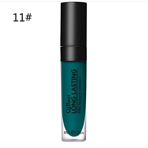 Ularma Lipgloss 8ml Flüssiger Lang anhaltender Wasserdicht Lippenstift Soft Matte ,#K