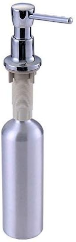 VEA-DE Soap Dispenser for Kitchen and Bathroom, Liquid Kitchen Sink Soap Dispenser Sink Detergent Bottle Copper Head Aluminum Bottle