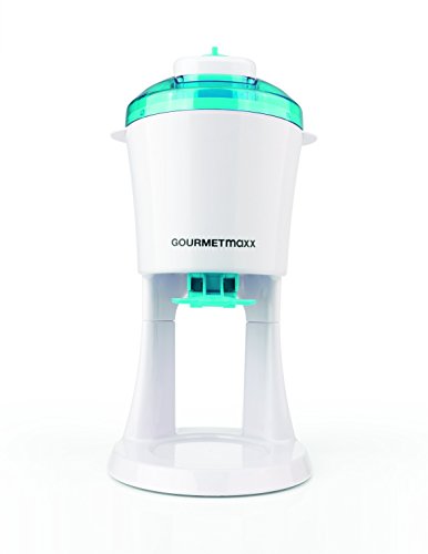 GOURMETmaxx Softeismaschine 750ml 12W blau/weiß ( Auch für Frucht-Eis, Sorbets oder Joghurt-Eis) - 4