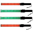 K T I® Traffic Safety Baton Light with Torch Battery operated (Battery Not Included)(Length- 52 Cm & Diameter Size- 4 Cm) Pack of 4
