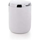 Pacific Dustbin 3lt 15.5 x 20 cm White with Primanova Plastic Lid