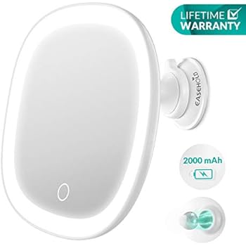 Gedotec Badezimmer-Spiegel LED-Beleuchtung Kosmetikspiegel Chrom