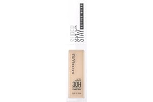 MAYBELLINE New York Corrector Superstay Active Wear 30H, Textura ultra-ligera, Larga duración, Tono 15 Light, 10 ml (Paquete de 1)