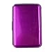 Produktbild HPADR Kartenpaket Frauen Männer Business Name Überlegene Qualität ID Kreditkarte Candy Farbe Protector Leder Brieftasche Karte Halter Paket Box Purple