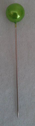 Perlkopf-Dekonadel, 10 x 60 mm, 50 Stck,