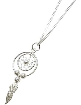 Kette Halskette mit Anhänger Traumfänger 3 Längen Indianerschmuck 925er Silber