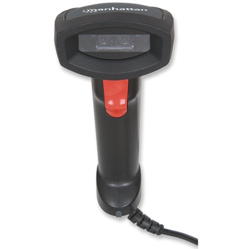 Manhattan CCD Barcodescanner für Industrieanwendungen 500 mm Scanreichweite robustes Gehäuse USB schwarz 178433 - 3