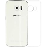 NEW'C Cover Compatibile con Samsung Galaxy S6 Edge, Custodia Gel Trasparente Morbida Silicone Sottile TPU [Ultra Leggera e Ch