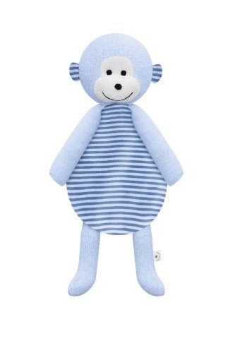 Preisvergleich Produktbild Bellybutton Kids 1173200 Kuscheltuch Affe, blau