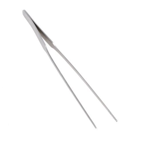 TOOGOO(R) Rostfrei Stahl Aquarium leben Anlage gerade Pinzette - 4