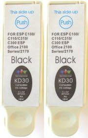 2 XL High Capacity Compatible ink cartridges : 2x Kodak 30BK (Black) for ESP 1.2 All-in-One ESP 3.2 All-in-One ESP C110 All-in-One ESP C110 ESP C310 ESP C315 ESP Office 2150 ESP Office 2170 HERO 2.2 All-in-One HERO 3.1 All-in-One HERO 5.1 All-in-One printers