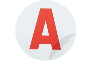 Maelsa Disque A Jeune conducteur électrostatique - Vous Avez Le Permis B et êtes apprentis conducteur. A sur Fond Rouge diamètre 15 cm Rond - Accessoires Auto Garantie Voiture Intérieur Indispensable