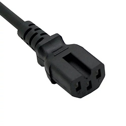 Goliton IEC 320 C14 Stecker auf C15 Stecker Verlängerungskabel für Kesselstecker 100cm – Schwarz - 4