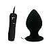Price comparison product image 7 Mode Vibrating Silicone Butt Plug Large Anal Vibrator Huge Anal Plug Unisex Erotic Toys Adults Toys S M L Black L Size