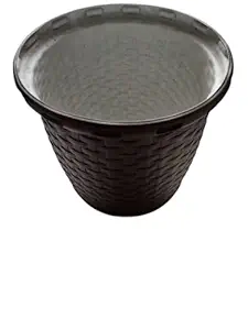 Tirupati Flora Planters Plastic Flower Pots (18Inch) Multi-Colour-Classic Garden Planter-Modern Garden Flower Pots-Recyclable Plastic Planters for Both Indoor and Outdoor Gardening (Pack of 5) (10)