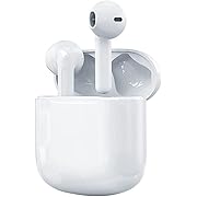 Wireless Earbuds Bluetooth 5.0 Headphones 3D Stereo Headphones Noise Cancellation in-Ear Built-in Mic with Charging Case,IPX8 Waterproof Earphones for iphone/Android/IOS