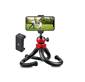 SUBTON Flexible Gorilla Tripod with 360 Degree Rotation Ball Head For Cellphone and Camera | Octopus Travel Tripod for Photography/Live Streaming/Vlogging | Compatible With All Types of CellPhones and Cameras