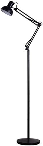 GRJH® Floor lamp, simple and creative American remote control floor lamp living room bedroom bedside study vertical table lamp Mahjong fishing lights Can be dimmed,Elegant and simple ( Size : 12W )
