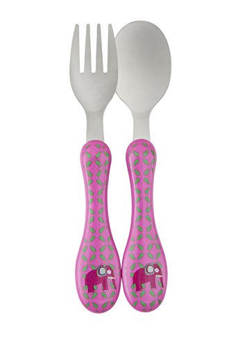 Lässig 1210005717 kinder Besteck aus Edelstahl, Wildlife Löwe, 2 teilig
