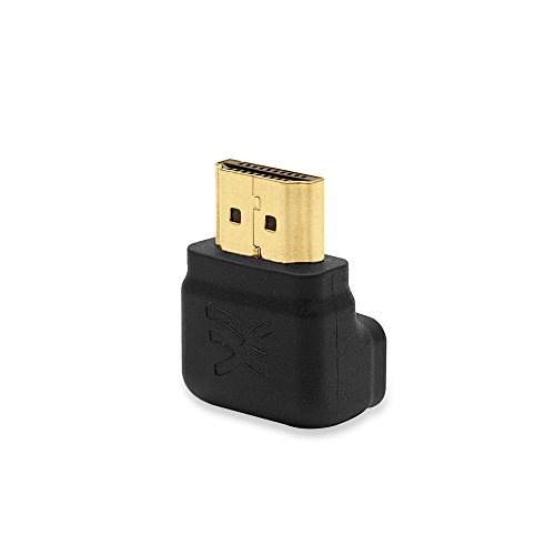 HDMI Winkel 270 Grad - Abgang nach oben, vergoldete Kontakte, Miniausführung