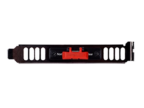 SilverStone SST-CLEARCMOS Slotblech mit externem 2-1 Pol Clear CMOS Anschluss mit abgedecktem Schalter zur Verhinderung von unbeabsichtigten Resets - 5