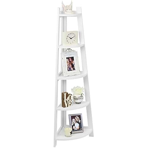 Amazon.co.uk white corner shelf