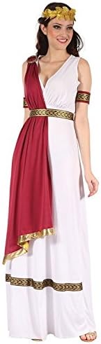 Greek Goddess Athena Female Fancy Dress Costume & Headpiece - One Size (UK 10-14)