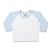 Larkwood New Long Sleeved Contrast Sleeves Single Jersey Baseball T-shirt 12-18 Mos
