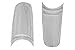 Effect Beauty French Curved Nail Tips - Clear - Pack of 100