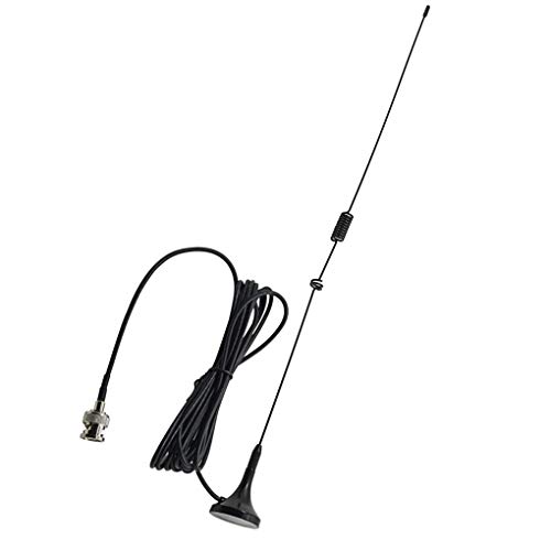 fgyhtyjuu Car Magnetic Mobile Radio BNC VHF/UHF Antenna Dual Band Compatible For Nagoya UT-106UV IcoM Radio
